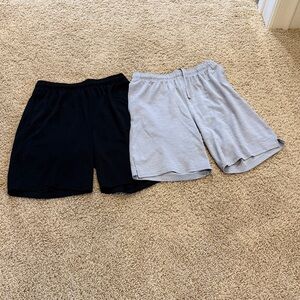 Champion Athletic Shorts Pack of 2 Black Shorts & Gray Shorts
